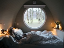 Luxury lodges at Woodlands, Glencoe